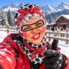 BlueJose Funny Hair Rollers Meme Grandma Balaclava Ski Mask (5 Faces)