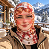 BlueJose Funny Realistic Vintage Face Ski Mask Old Man Grandma Blonde Grandpa & Retro Girl Full Face Balaclava (4 faces)