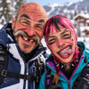 BlueJose Funny Ugly Face Ski Mask Big Nose Missing Teeth Braces & Piercing Expressions Realistic Face Balaclava (10 Faces)