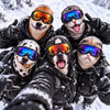 BlueJose Funny Cute Dalmatian Dog & Grumpy Cat Face Ski Mask Realistic Animal Print Full Face Balaclava (5 faces)