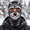 BlueJose Funny Raccoon Face Ski Mask Cute Animal Expressions Smiling Shocked Grumpy & Tongue Out Full Face Balaclava (6 types)