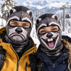 BlueJose Funny Raccoon Face Ski Mask Cute Animal Expressions Smiling Shocked Grumpy & Tongue Out Full Face Balaclava (6 types)