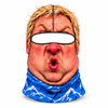 BlueJose Funny Ugly Face Ski Mask Crazy Missing Teeth Big Lips Curly Mustache Grumpy Grandma & Tongue Out Expressions Full Face Balaclava (10 faces)