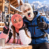 BlueJose Funny Cartoon Emoji Face Ski Mask Colorful Winking Smiling Confused & Sleepy Expressions Full Face Balaclava (12 masks)