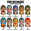 BlueJose Funny Fish Face Ski Mask Largemouth Bass Rainbow Trout Catfish Walleye Northern Pike & Freshwater Fish Full Face Balaclava (10 fish masks)