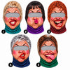 BlueJose Funny Ugly Face Ski Mask Crazy Missing Teeth Big Lips Mustache & Tongue Out Expressions Full Face Balaclava (20 faces)