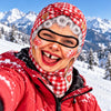 BlueJose Funny Hair Rollers Meme Grandma Balaclava Ski Mask (5 Faces)