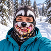 BlueJose Funny Crazy Face Ski Mask Gorilla Bubblegum Snow Monster Big Lips & Cartoon Expressions Full Face Balaclava (5 faces)