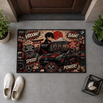 BlueJose Japanese Street Racing Doormat