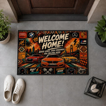 BlueJose German Performance Motorsport Car Doormat