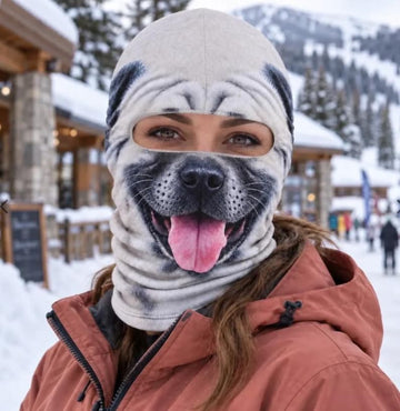 BlueJose Happy Pug Face Balaclava Face Mask