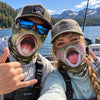 BlueJose Funny Fishing Balaclava Face Mask (12 Fishes)