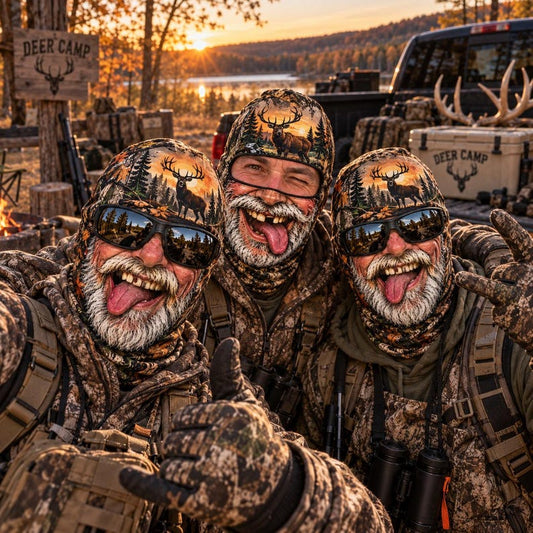 BlueJose Wildlife Animal Camo Funny Face Balaclava Face Mask (10 animals)