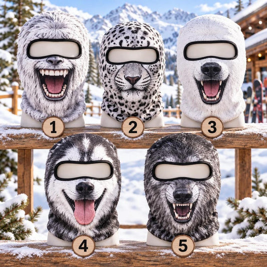 BlueJose Funny Animal Winter Mask Balaclava Face Mask (5 animals)
