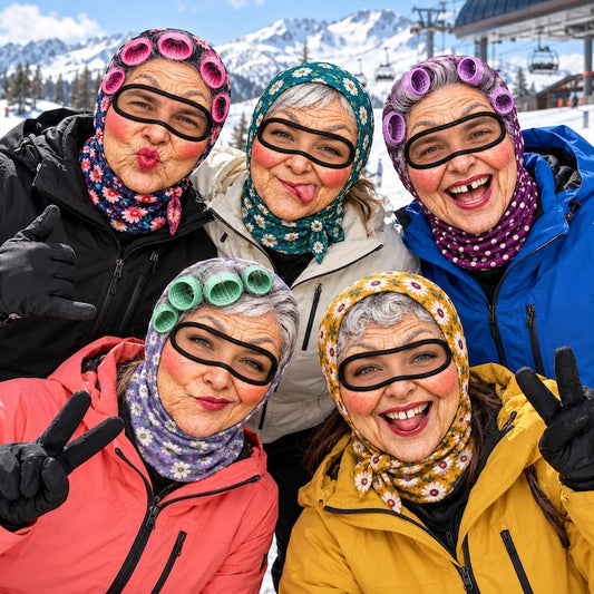 BlueJose Funny Grandma Balaclava Ski Mask (6 styles)