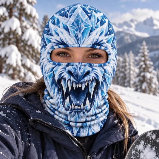 BlueJose Ice Monster Face Balaclava Face Mask