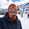 BlueJose Orange Ape Funny Face Balaclava Face Mask