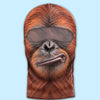BlueJose Orange Ape Funny Face Balaclava Face Mask