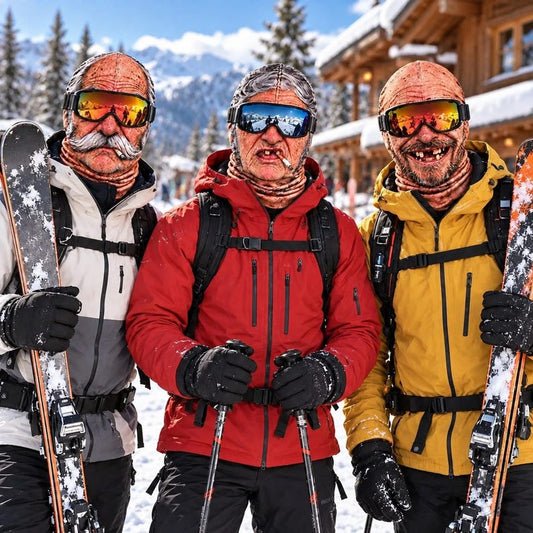 BlueJose Fun Old Man Ski Face Mask Balaclava (3 types)