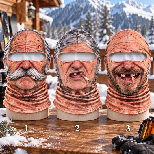BlueJose Fun Old Man Ski Face Mask Balaclava (3 types)
