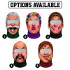 BlueJose Funny Face Frosty Beard Mustache Mask Balaclava (5 faces)