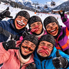 BlueJose Silly Face Ski Mask Balaclava Face Mask (5 Faces)