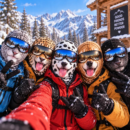BlueJose Funny Animal Face Balaclava Face Mask (10 animals)