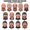 BlueJose Funny Old Face Ski Face Mask Balaclava (13 Faces)