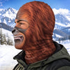 BlueJose Orange Ape Funny Face Balaclava Face Mask