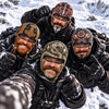 BlueJose Funny Realistic Bearded Man Face Ski Mask Viking Snake Skull Western & Mechanic Tattoo Print Full Face Balaclava (5 types)