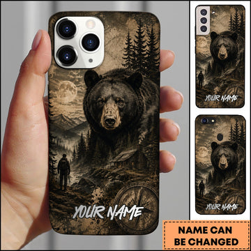 BlueJose Hunting Black Bear Wilderness Personalized 3D Phone Case