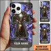 BlueJose Hunting Phone Case Christian Cross Deer Faith Hunting Camo Design Personalized Name Phone Case (6 colors)