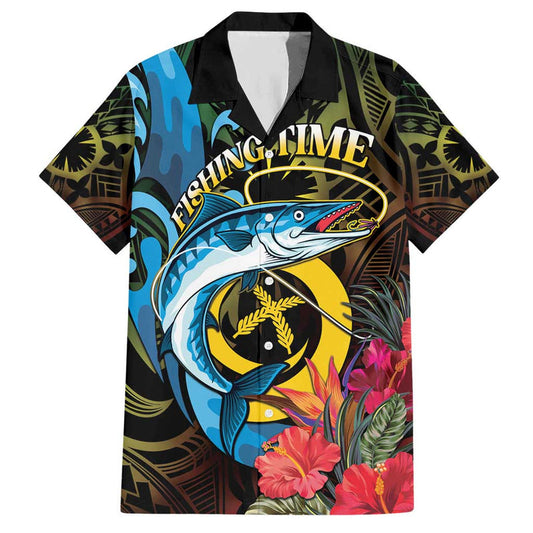 BlueJose Vanuatu Fishing It's Time To Fish Hawaiian Shirt
