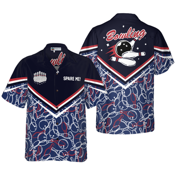 BlueJose Spare Me Bowling Hawaiian Shirt