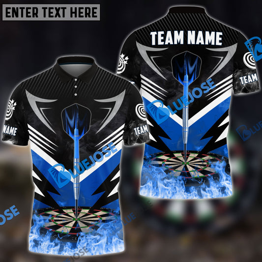 BlueJose Darts Dainsleif Flame Personalized Name, Team Name Shirt (6 Colors)