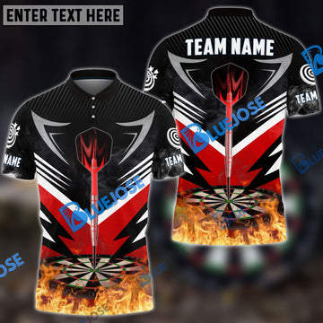 BlueJose Darts Dainsleif Flame Personalized Name, Team Name Shirt (6 Colors)