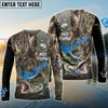 BlueJose Customize Name Bass Fishing Nature 3D Shirts