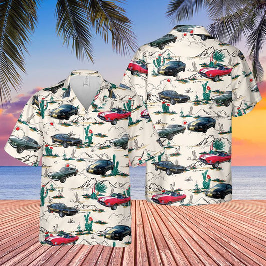 Bluejose Personalized Shelby Mustang Hawaiian Shirt