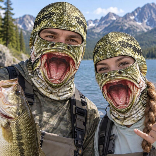 BlueJose Largemouth Bass Mask Face Balaclava Face Mask