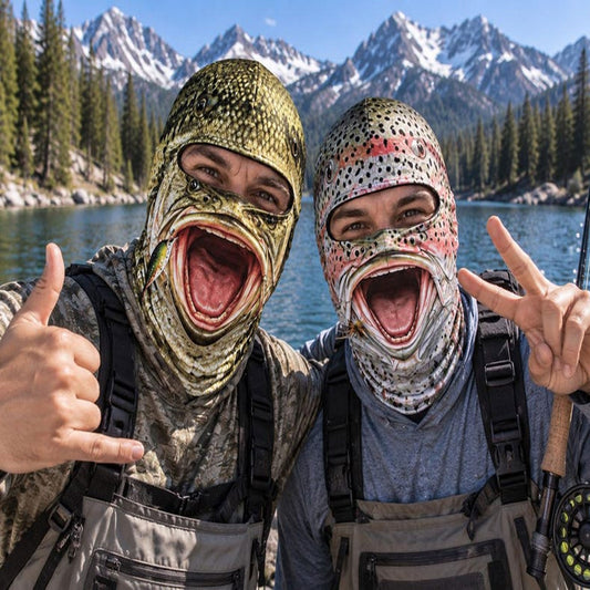 BlueJose Funny Fish Face  Balaclava Face Mask