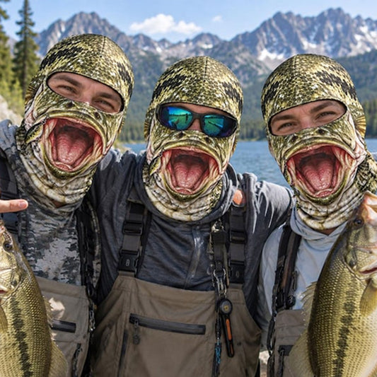 BlueJose Largemouth Bass Mask Face Balaclava Face Mask