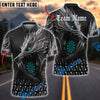 BlueJose Darts Savage Wolf Multicolor Options Personalized Name Shirt (4 Colors)