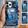 BlueJose Whitetail Deer Rustic Woodland Back View Personalized Name 3D Phone Case (5 Colors)