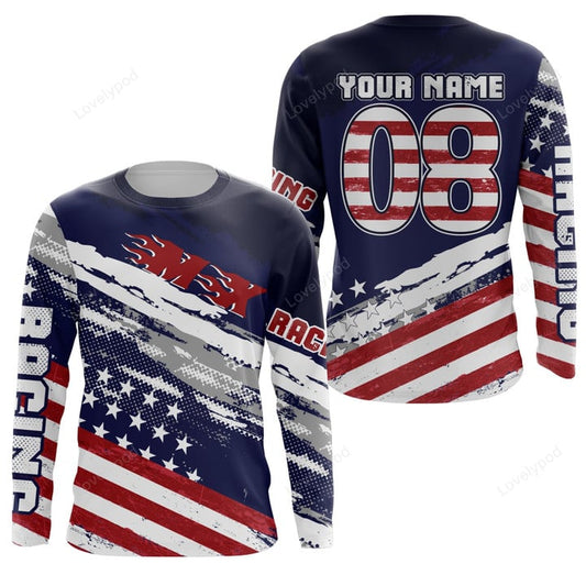 BlueJose Personalized Motocross Extreme Dirt Bike Green Mx Racing 3D Shirt