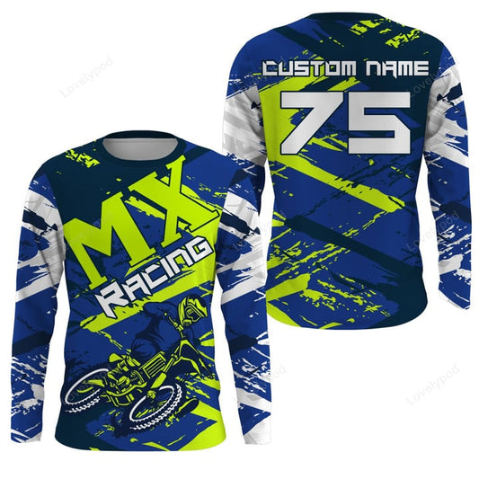 BlueJose Personalized Orange Downhill Skull Racing 3D Shirt