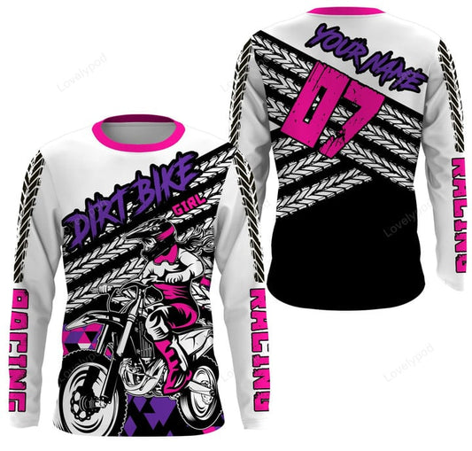 BlueJose Personalized Orange Downhill Skull Racing 3D Shirt