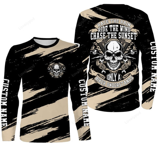 BlueJose Personalized Riding Motocross Racing Dirt Bike Motorcycle 3D Shirt