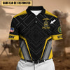 BlueJose Premium Honor The Fallen US Veteran Polo Shirt