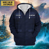 BlueJose Premium Personalised US Veteran Zip Hoodie