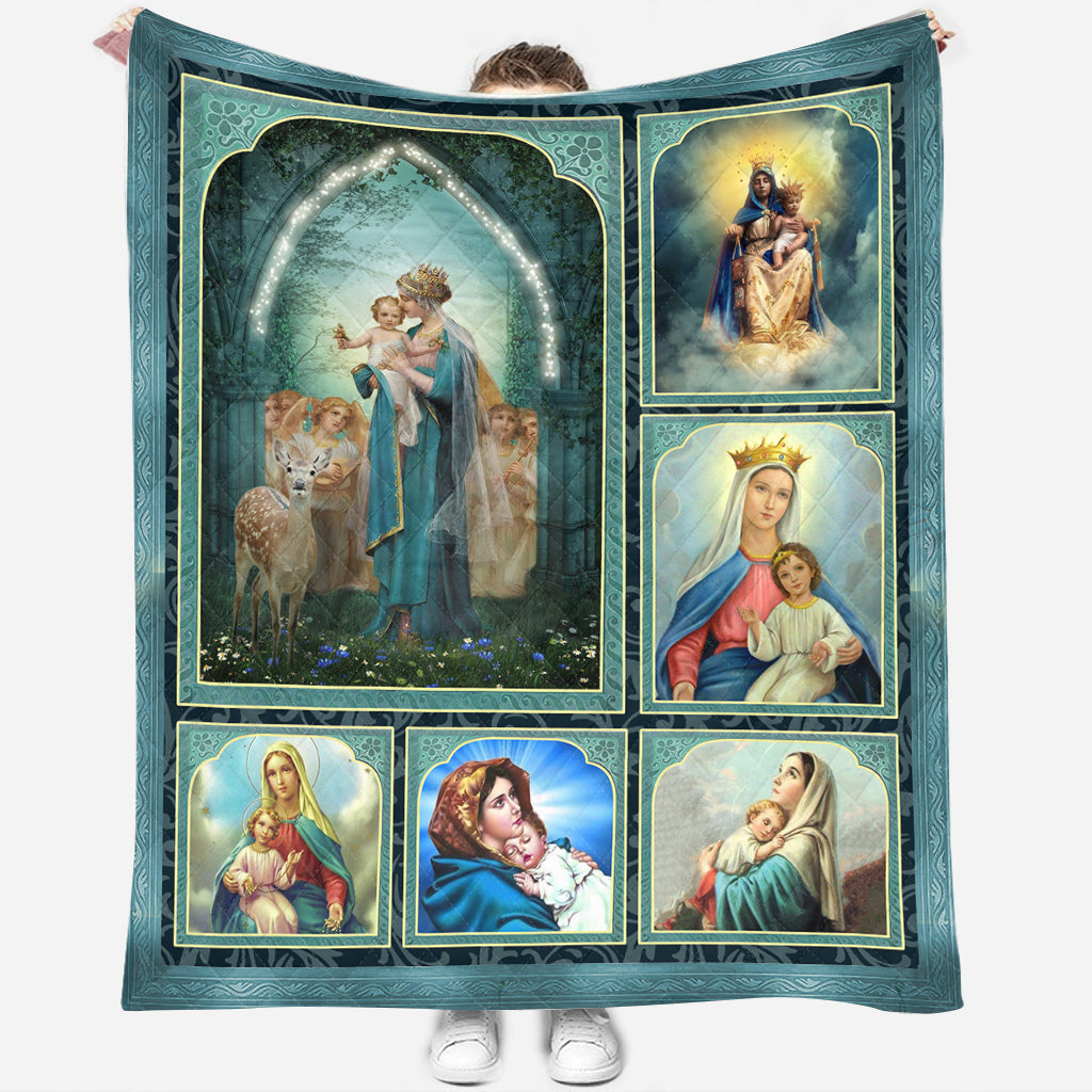 BlueJose God NVGO09QI Premium Quilt Blanket